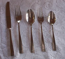 WATERFORD CONOVER 1-5 PC PLACE SETTING-FLATWARE-SILVERWARE-STAINLESS-FORK-SPOON