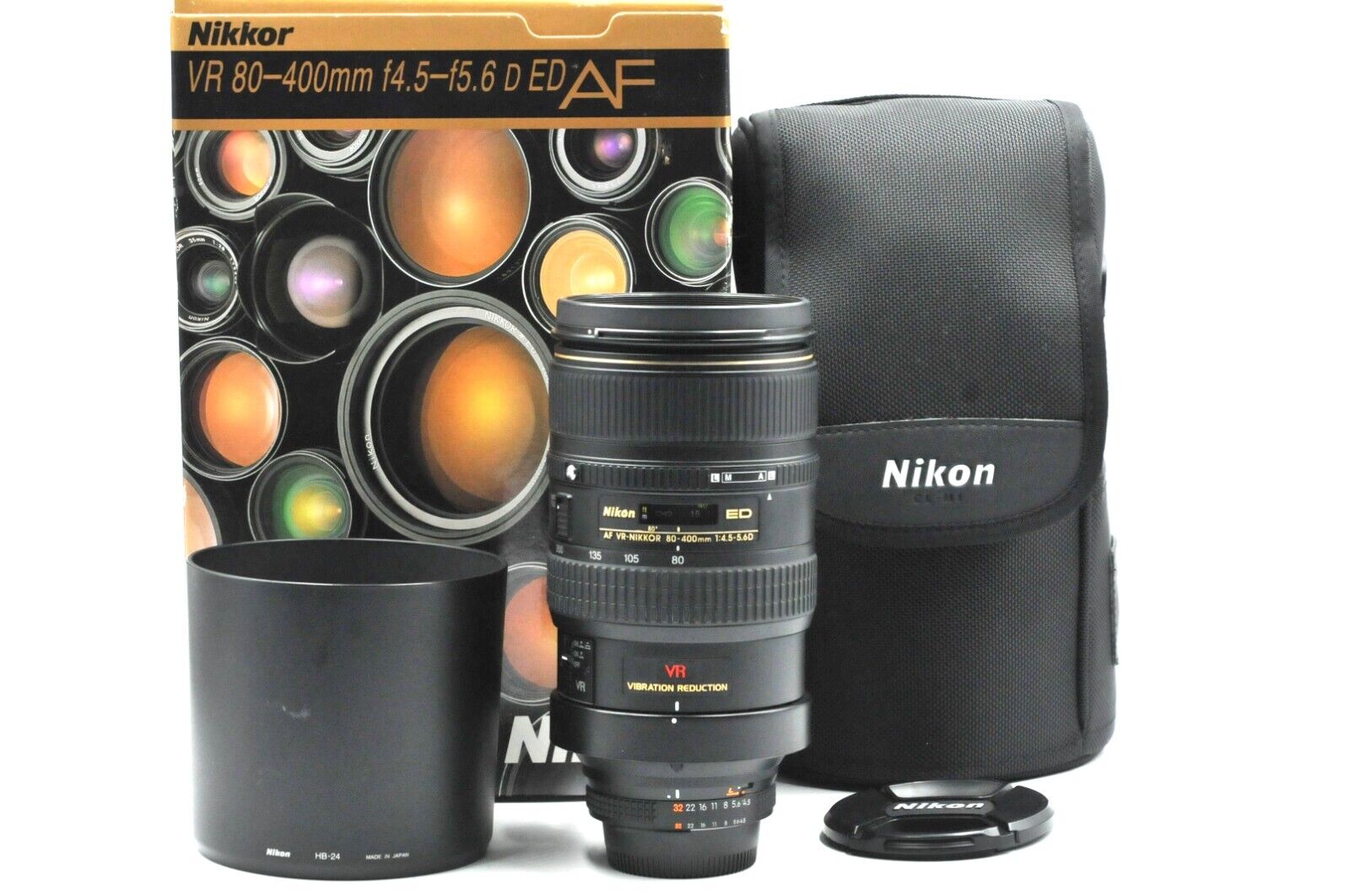 Nikon Nikkor AF 80-400mm f4.5-5.6 D ED VR Lens 250306 *EX*