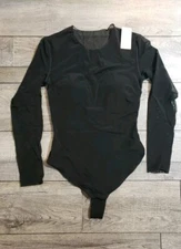 Popilush Sz L Women's Shapewear Bodysuit Tummy Control, Spring Top, Built in Bra