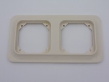 MERTEN ATELIER 2fach Rahmen cremeweiß gelblich  397274 (464)