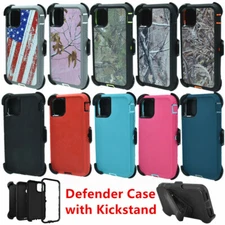 For Apple iPhone 13 13 Pro Max Shockproof Defender Case Cover w/ Belt Clip