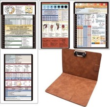 Faux Leather Folding Clipboard, Nursing and Medical Clipboard, HIPAA Privacy