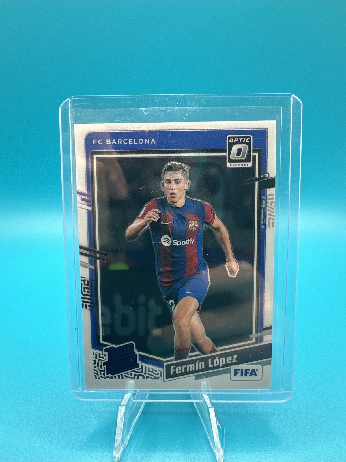2023-24 Panini Donruss Optic Soccer Rated Rookie Silver Fermin Lopez #183