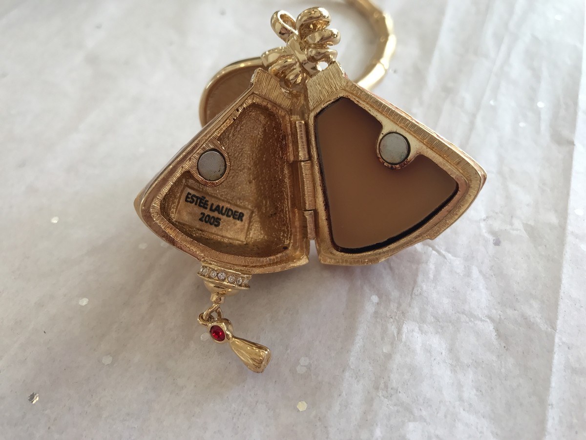 ESTEE LAUDER 2005 SOLID PERFUME COMPACT LUCKY LANTERN MIBB