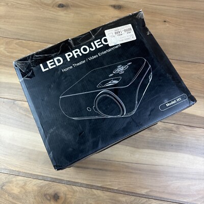 HAPPRUN LED Projector Model H1    110-240V Native 1080P Bluetooth 100  Screen