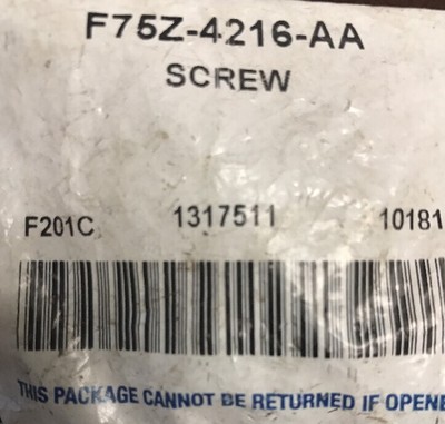 ONE NEW GENUINE FORD PART#  F75Z4216AA Motive Gear - Ring Gear Bolt P77