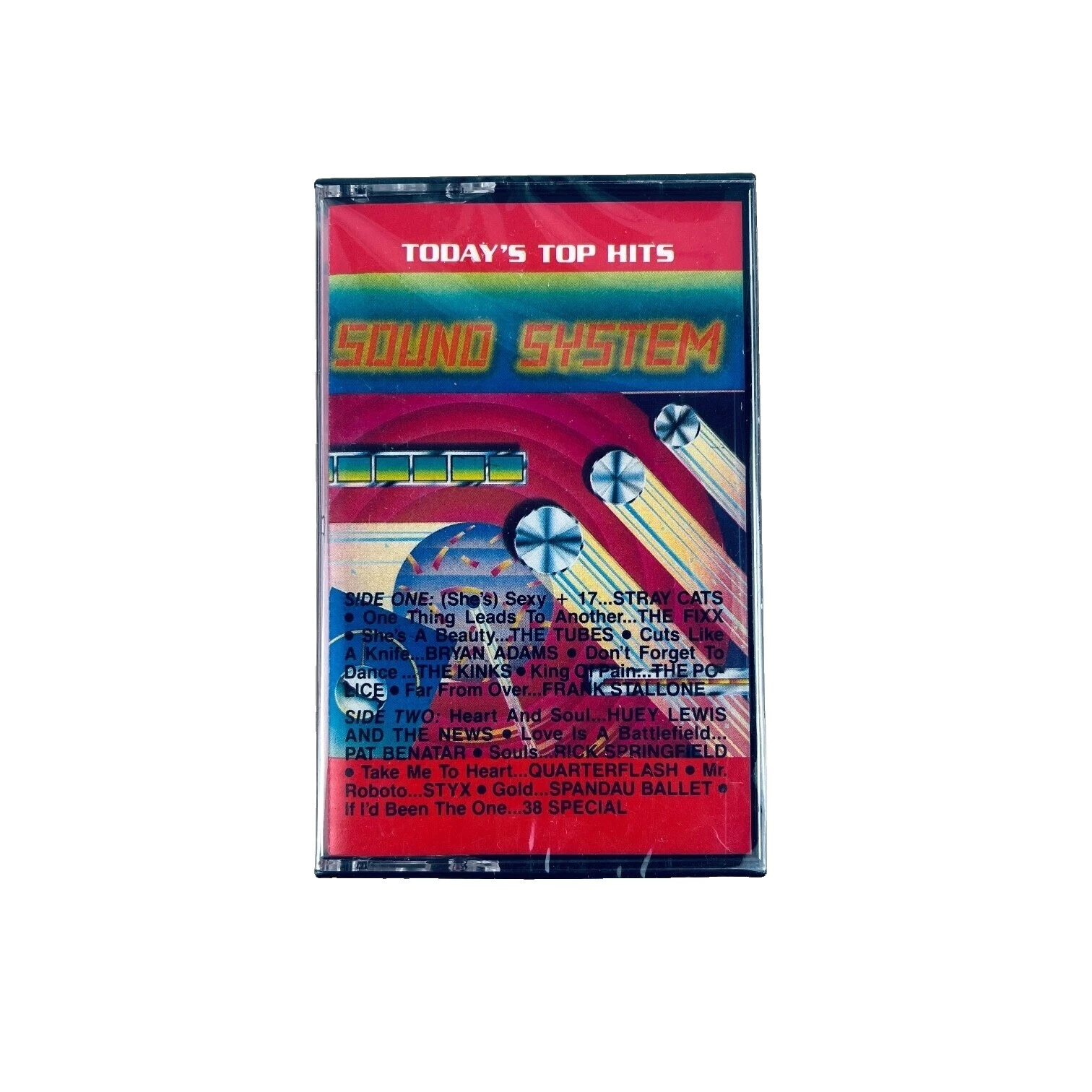 Los tubos de casetes de Música Rock