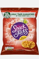 Snack a Jacks Sweet Chilli Rice Cakes Case, 24 Units x 23 g