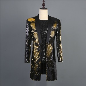 glitter trench coat