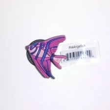 ANGEL FISH JIBBITZ...jibbitz crocs shoe charms purple pink angel fish