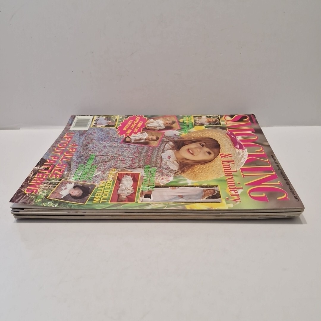 Vintage Australian Smocking & Embroidery Magazines Issue Numbers
