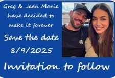 Save The Date Custom Magnet You Design Weddings Anniversary 2 Sizes, Qty of 25