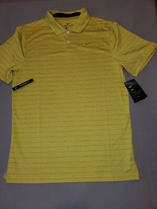 nike golf shirt yellow