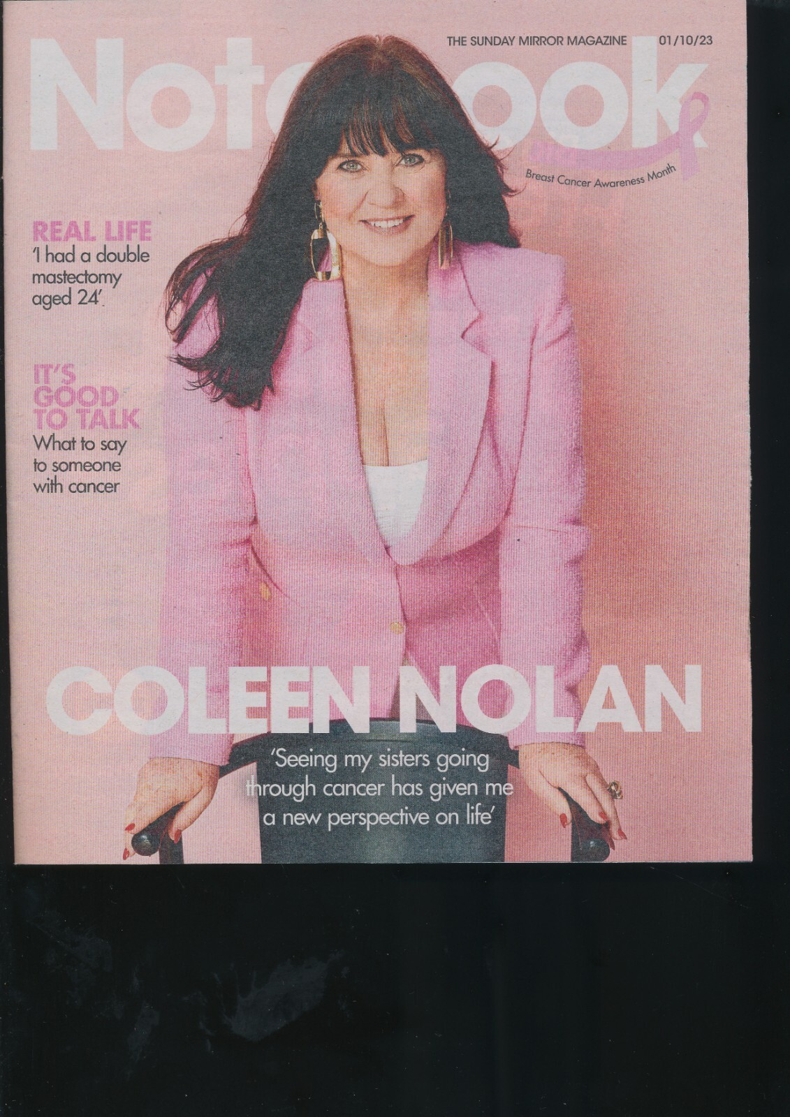 Notebook Magazine October 1 2023 Coleen Nolan Amanda Mealing-image