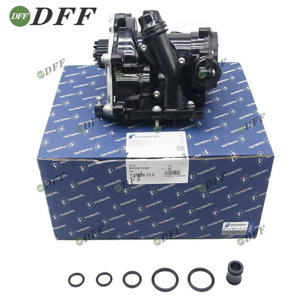 Conjunto eletrônico de termostato bomba de água para VW GTI MK7 AUDI A4 A5 1.8 2.0TFSI - Imagem 4 de 4
