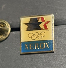 Vintage Xerox 1984 L.A. Olympic Enameled Lapel Pin