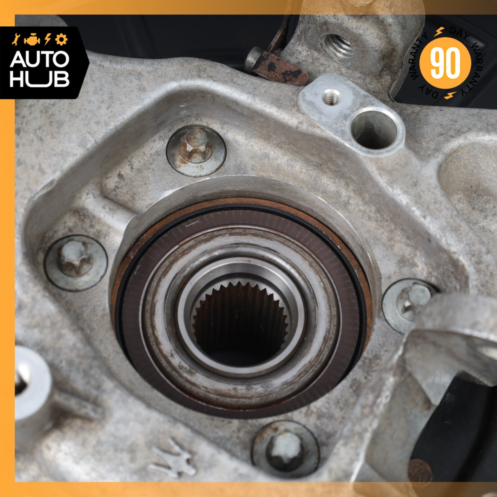 14-17 Maserati Ghibli M157 S Q4 Rear Left Side Spindle Knuckle Hub OEM 75k