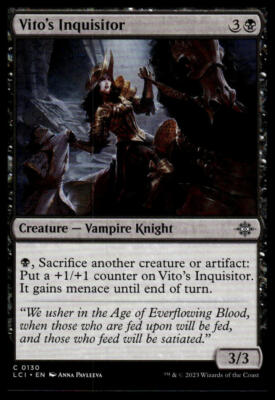 MTG LCI Vito's Inquisitor #130