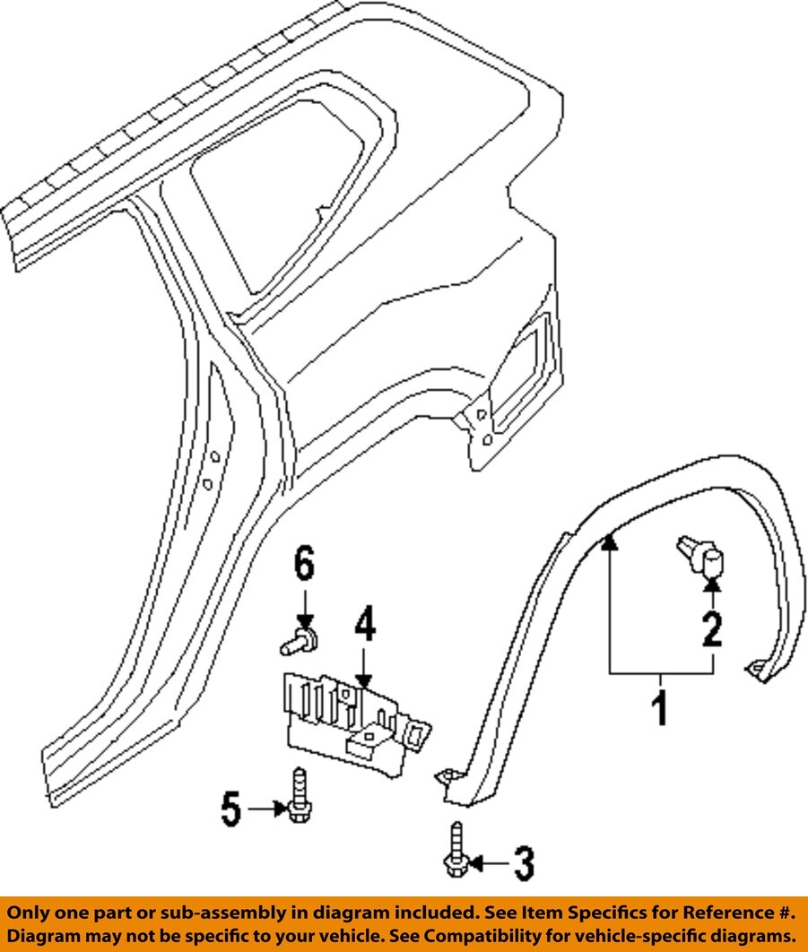 VOLKSWAGEN OEM 18-24 Atlas Cross Sport Exterior Trim-Deflector