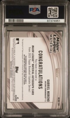 2023 Topps Update Series - Major League Material Autographs