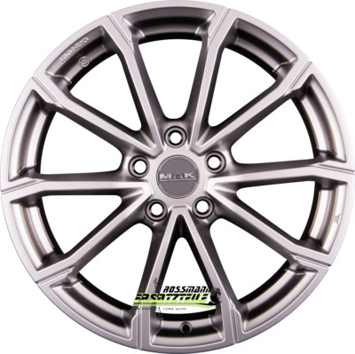 Mak DaVinci matt titan 6x16 ET35 - LK5/100 ML57.1 Felge Alu
