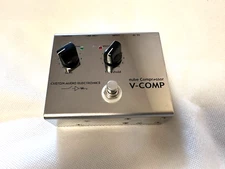 CUSTOM AUDIO ELECTRONICS V-Comp Tube Compressor Guitar Effect Pedal Chrome