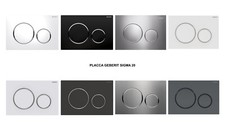 PLACCA GEBERIT SIGMA 20 2 PULSANTI PER CASSETTA INCASSO