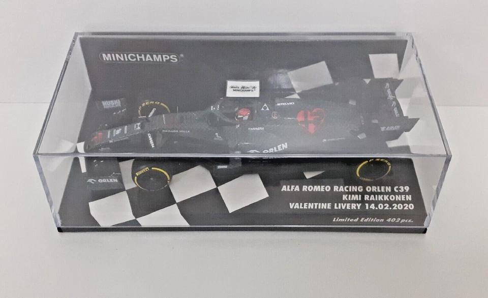 MINICHAMPS 1:43 Modell Auto F1 Alfa Romeo Ferrari Räikkönen Test Fiorano 2020 - Bild 2 von 4