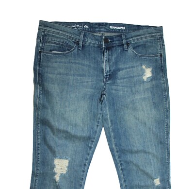 QUIKSILVER MARITIME DAMEN SLIM STRAIGHT JEANS EHER 29/34 S  ca W29 L34