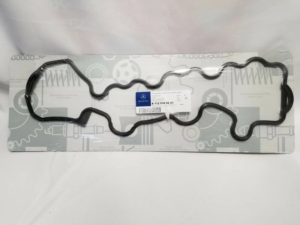 Juego de 2 juntas de cubierta de válvula izquierda y derecha para motor Mercedes M112 originales OEM Foto 2 de 4