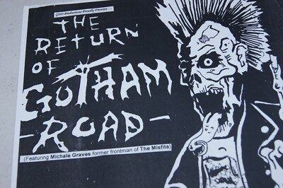 GOTHAM ROAD Michale Graves Ex The Misfits GOTH PUNK ROCK FLYER