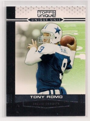 2009 TONY ROMO TOPPS *UNIQUE UNIFORMS* DALLAS COWBOYS EASTERN ILLINOIS PANTHERS