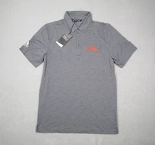 Travis Mathew Shirt Mens Medium Gray Auckland Slub Polo Golden Road Brewing