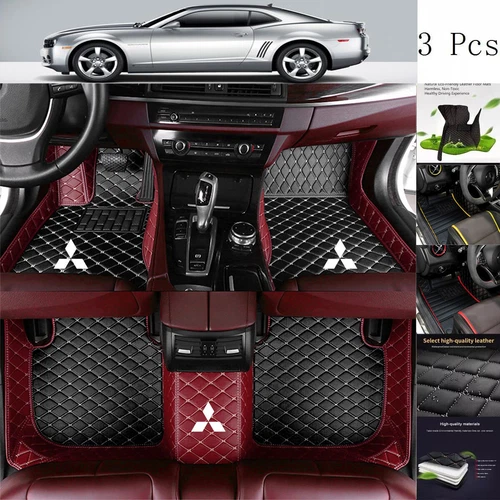 For Mitsubishi Mirage Car Floor Mats Waterproof Carpets All-weather Seasons Set - Picture 14 of 47