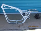 FXR STYLE CHOPPER FRAME, WITH TRANS, COVERS, AND CUSTOM SWINGARM, DIRTY    C