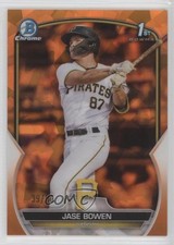 2023 Bowman Sapphire Edition Chrome Prospects Orange 39/50 Jase Bowen 0xh3