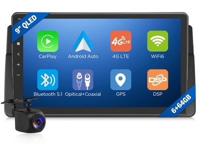 Eonon E46X6S2 Radio für BMW 3er E46 mit Android 13 DSP 9'' QLED Touch 6+64G 8Kern
