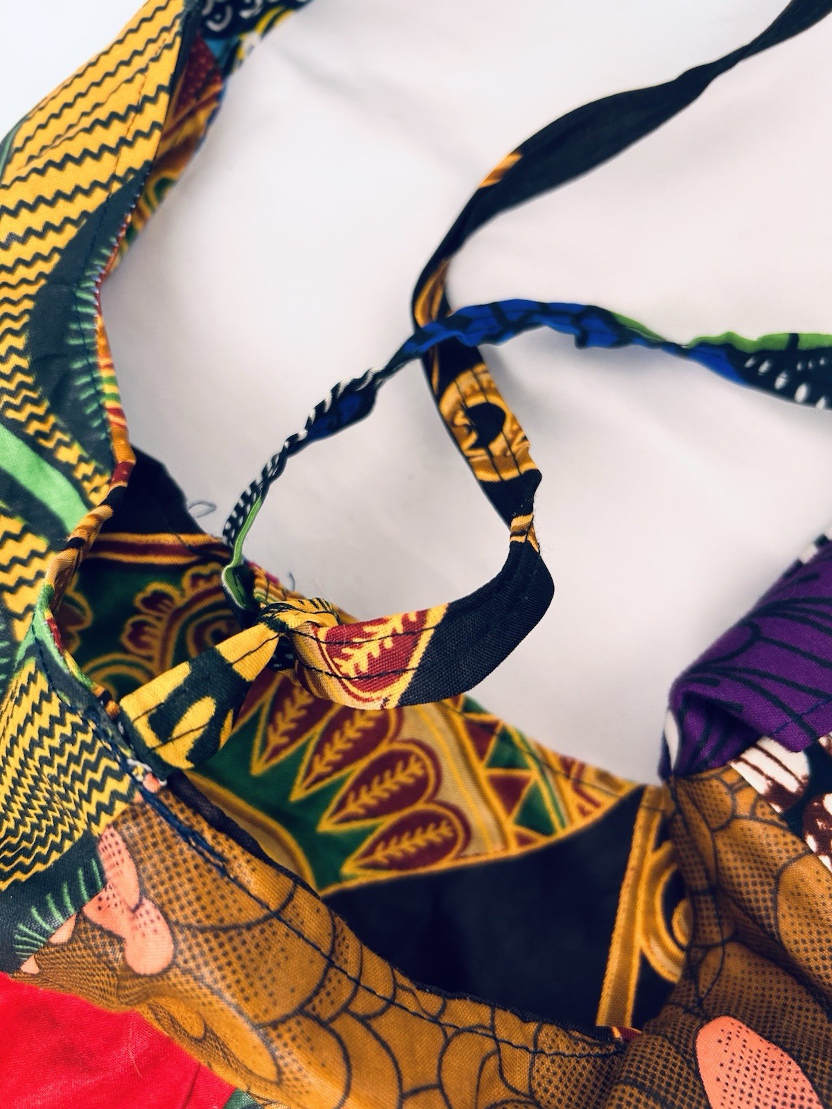 Handmade Patchwork Ankara African Print Tote Bag … - image 3