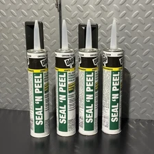Dap 18354 Seal 'N Peel Removable Clear Caulk, 10.1-Ounce 4 Pack