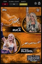 WWE Topps Slam Survivor Series DIGITAL Sol Ruca Michelle McCool Legendary 25 CC