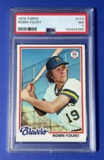1978 Topps Robin Yount Milwaukee Brewers #173 PSA 7 NM