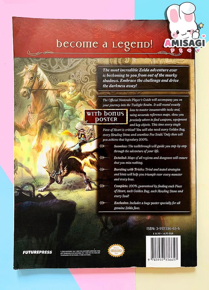 The Legend of Zelda: Twilight princess - Official Solution Book Nintendo Eng - Image 2 of 3