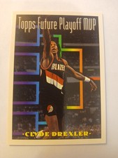 1993-94 Topps - Topps Playoff MVP Clyde Drexler #206 Portland Trail Blazers