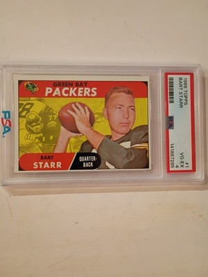 1968 Topps - Bart Starr #1 PSA 4