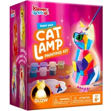 DIY Night Light- Paint Your Own Cat Lamp- Arts  Crafts Kit School Activities...
