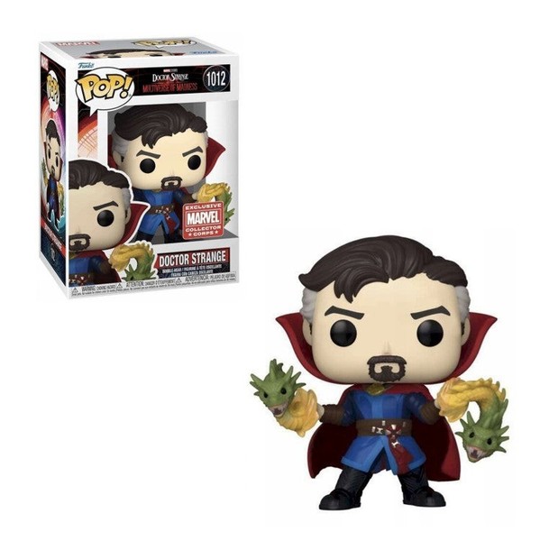 Funko POP Marvel #1012 Doctor Strange - Exclusive - Bobble-Head Figur - Neu-image
