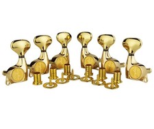 Guyker Guitar Machine Heads 3L  3R   1:21 Sealed Tuning Key Pegs Tuners