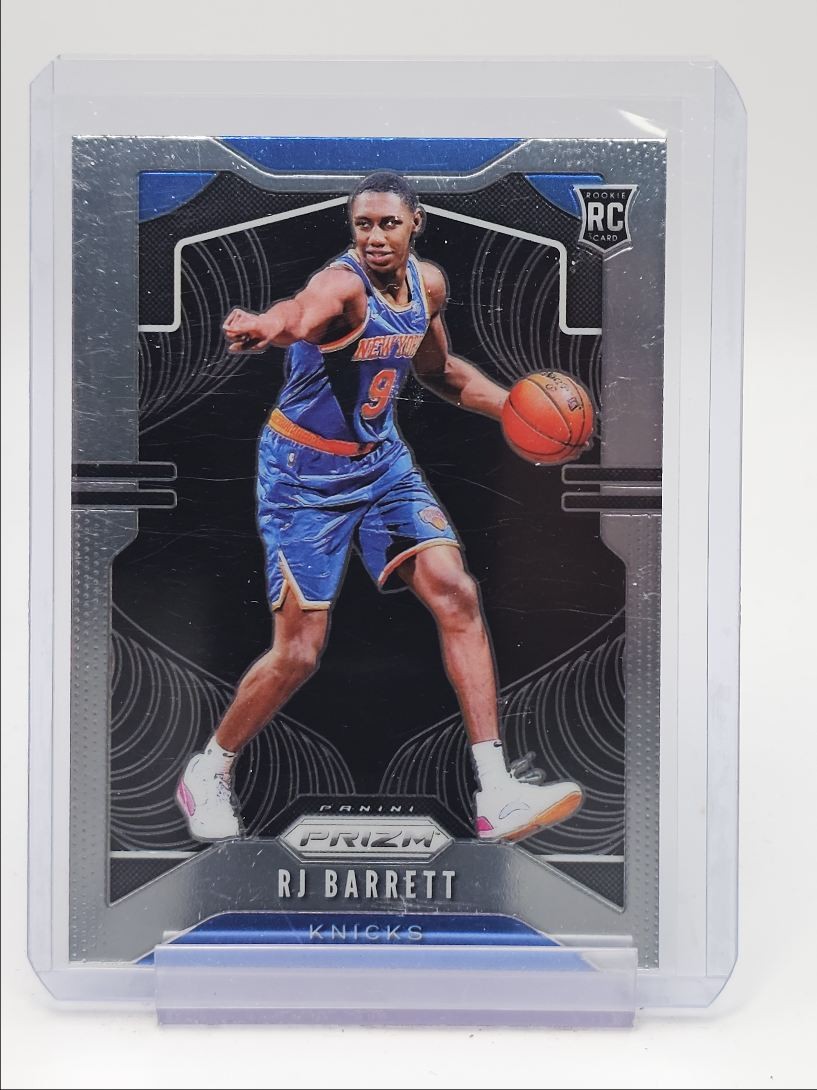 RJ BARRETT 2019-20 PANINI PRIZM BASKETBALL ROOKIE KNICKS #250 RC Q1605