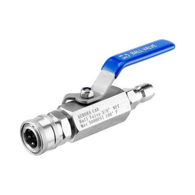#ad Stainless Ball Valve Pressure Washer 3 8 Inch Quick Connect Hose 5000 PSI Fit $32.21