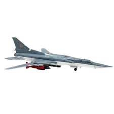 Exhibición de colección de modelos de aviones de aleación de contrafuego ruso TU-22M3 escala 1:144